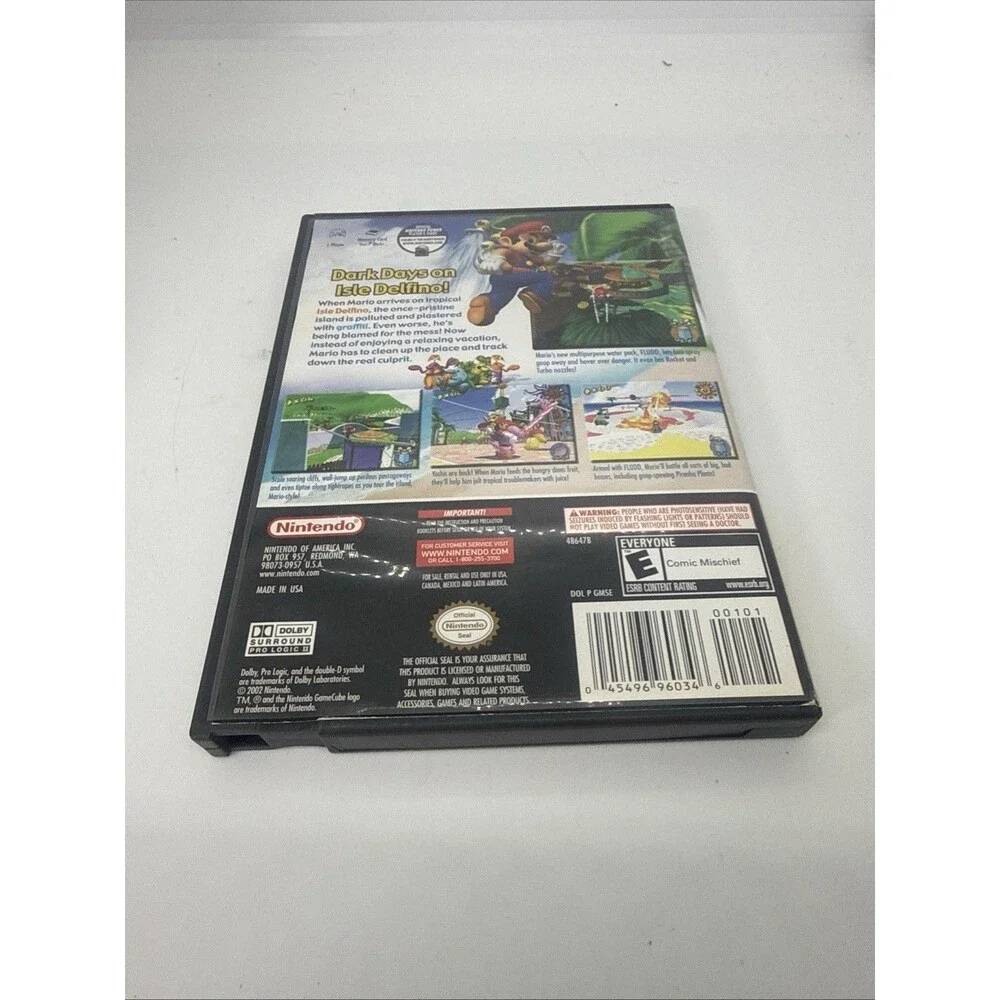Super Mario Sunshine [Player's Choice] (Nintendo GameCube, 2003)